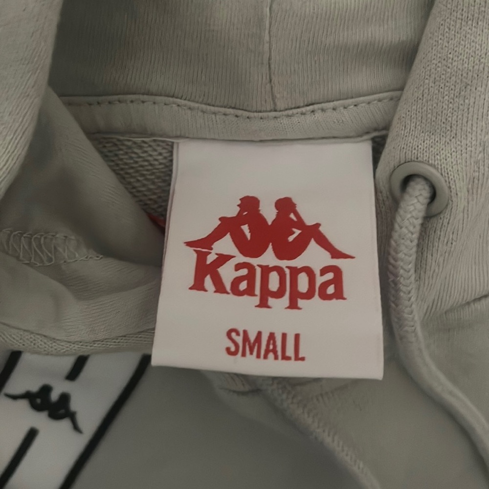 Light Grey Kappa Hoodie.